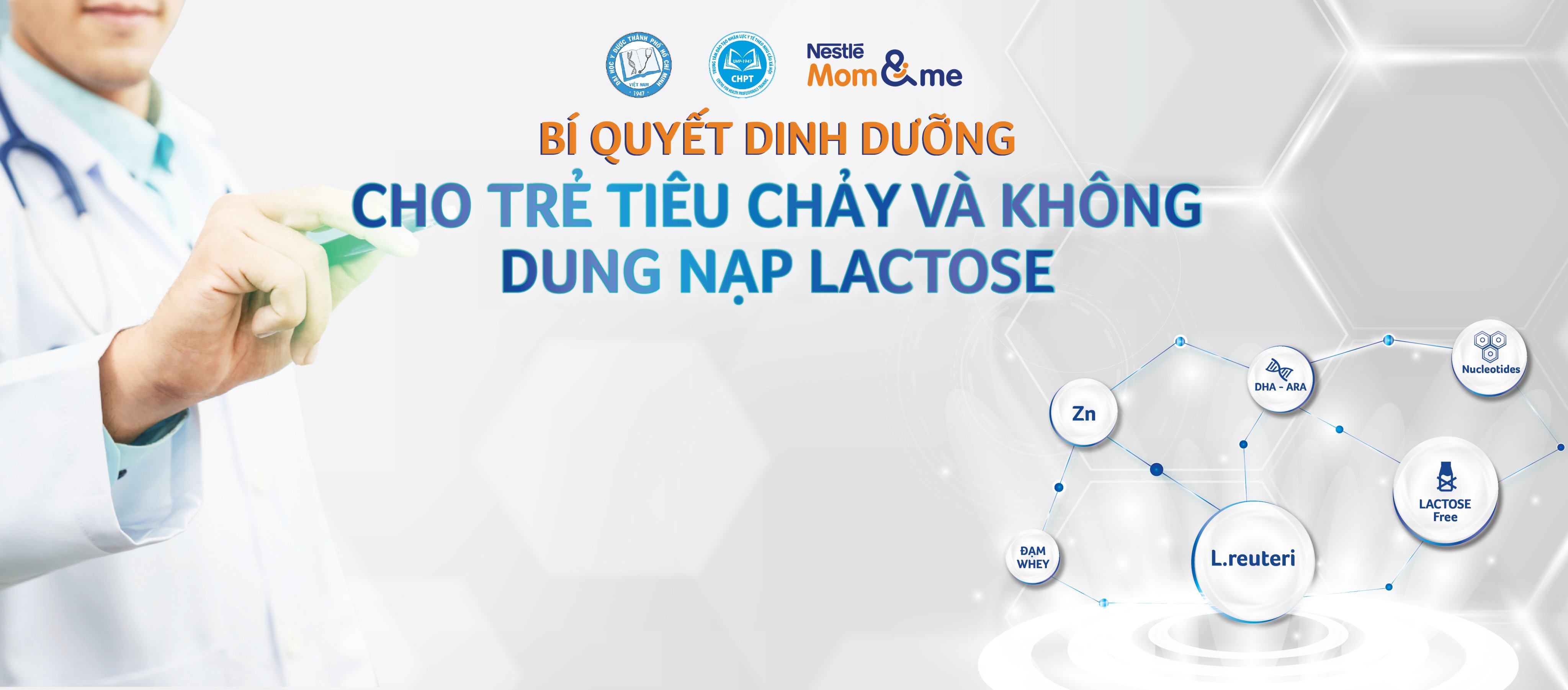 28/05/2022 - Bí quyết dinh dưỡng cho trẻ tiêu chảy và không dung nạp lactose