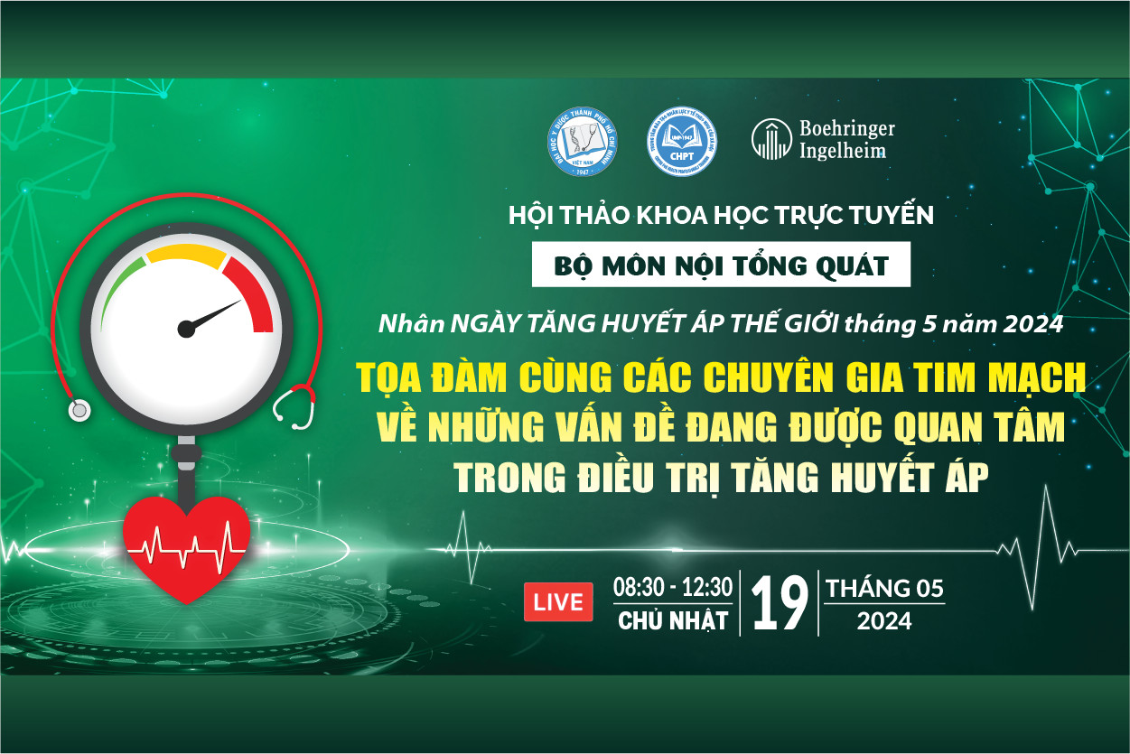 19/05/2024 - Tọa đàm cùng các chuyên gia tim mạch về những vấn đề đang được quan tâm trong điều trị tăng huyết áp