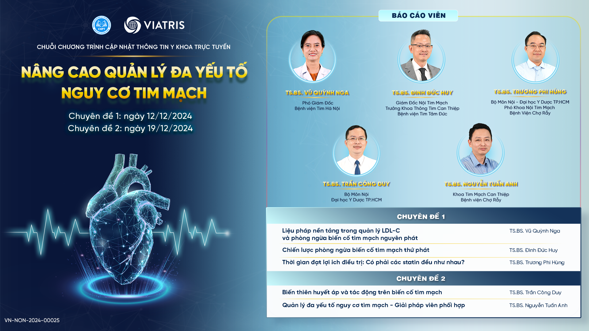 Chuỗi chương trình cập nhật thông tin y khoa trực tuyến: