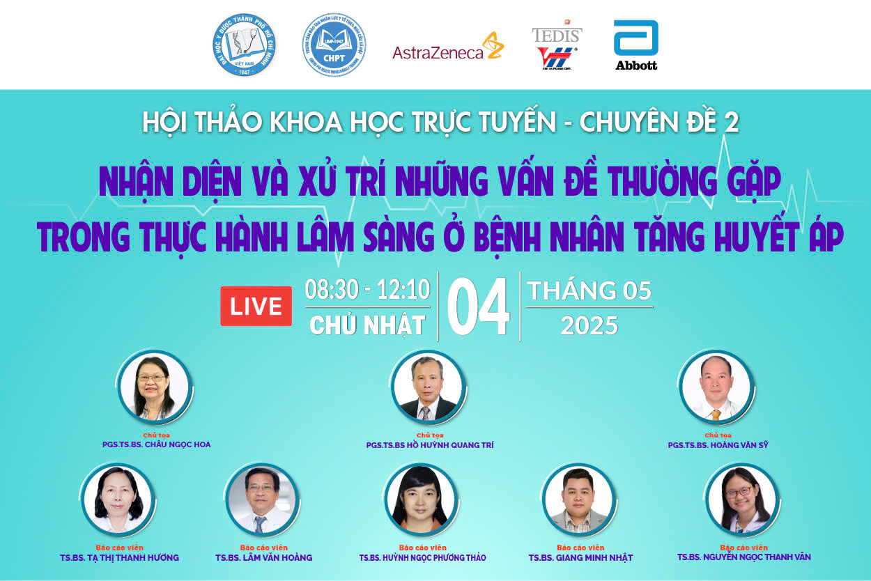 04/05/2025 | NHẬN DIỆN VÀ XỬ TRÍ NHỮNG VẤN ĐỀ THƯỜNG GẶP TRONG THỰC HÀNH LÂM SÀNG Ở BỆNH NHÂN TĂNG HUYẾT ÁP | Chuyên đề 2