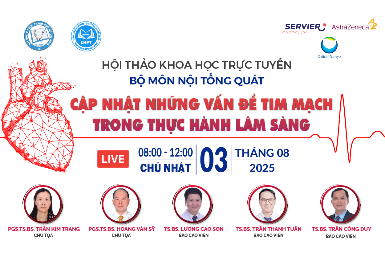 03/08/2025 | CẬP NHẬT NHỮNG VẤN ĐỀ TIM MẠCH TRONG THỰC HÀNH LÂM SÀNG